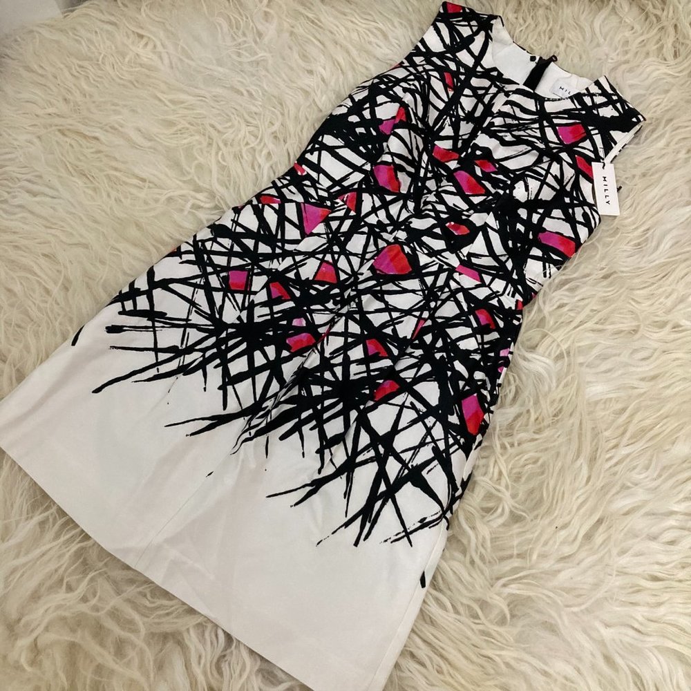 MILLY Printed Mini Dress - Picture 2 of 10
